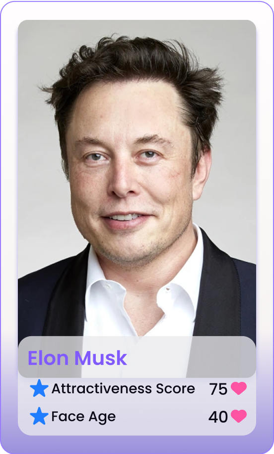 Elon Musk AI attractiveness rating example