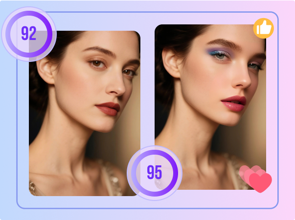 AI profile picture optimization for different platforms